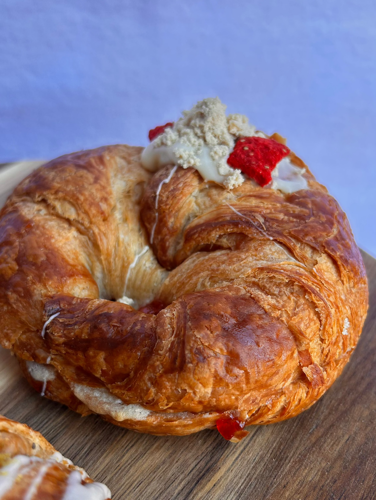 Strawberry Halawa Croissant