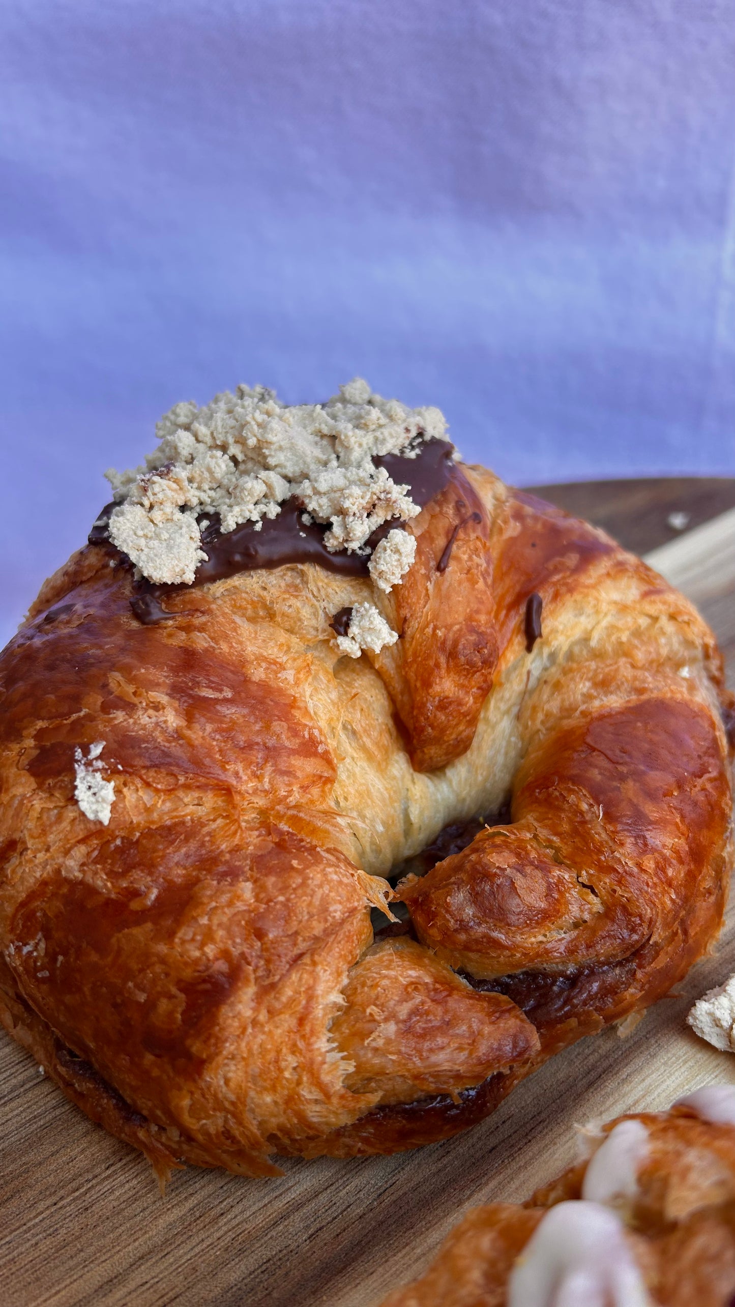 Chocolate Halawa Croissant